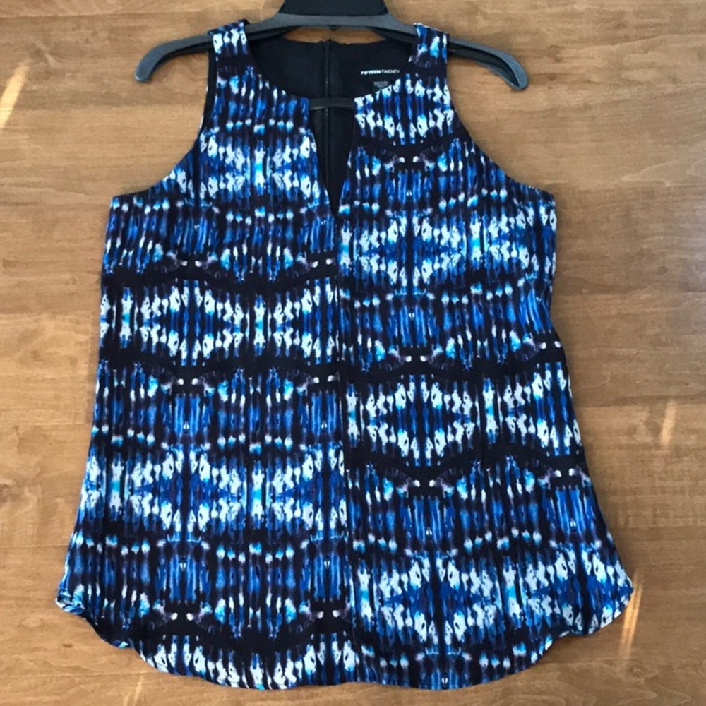 Fifteen Twenty Sleeveless Blouse NWOT Sz M